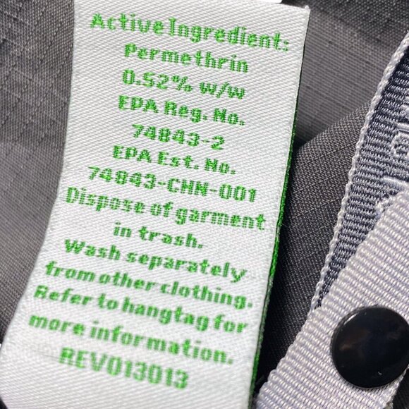 Craghoppers Shirt Mens XXL Grey Nosilife Insect Shield Vented Light Hiking Outdo - Picture 14 of 14